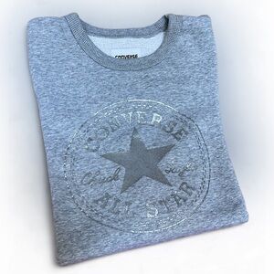 Converse Gray Sweatshirt Casual Crew Neck